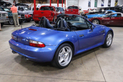 2000 BMW M Roadster in Estoril Blue Metallic over Estoril Blue & Black Nappa