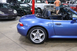 2000 BMW M Roadster in Estoril Blue Metallic over Estoril Blue & Black Nappa