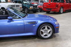 2000 BMW M Roadster in Estoril Blue Metallic over Estoril Blue & Black Nappa