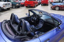 2000 BMW M Roadster in Estoril Blue Metallic over Estoril Blue & Black Nappa