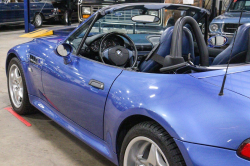 2000 BMW M Roadster in Estoril Blue Metallic over Estoril Blue & Black Nappa