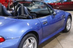 2000 BMW M Roadster in Estoril Blue Metallic over Estoril Blue & Black Nappa