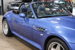 2000 BMW M Roadster in Estoril Blue Metallic over Estoril Blue & Black Nappa