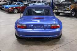 2000 BMW M Roadster in Estoril Blue Metallic over Estoril Blue & Black Nappa