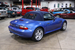 2000 BMW M Roadster in Estoril Blue Metallic over Estoril Blue & Black Nappa