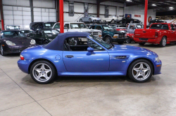 2000 BMW M Roadster in Estoril Blue Metallic over Estoril Blue & Black Nappa