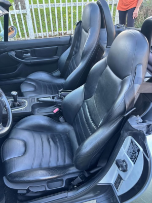 2000 BMW M Roadster in Titanium Silver Metallic over Black Nappa