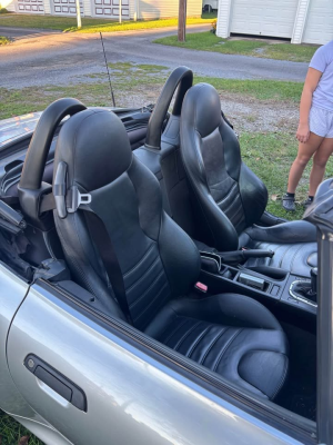 2000 BMW M Roadster in Titanium Silver Metallic over Black Nappa