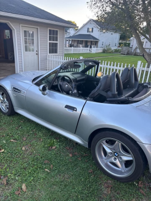 2000 BMW M Roadster in Titanium Silver Metallic over Black Nappa