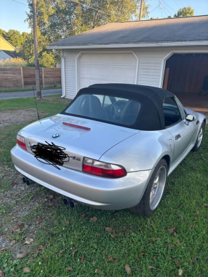 2000 BMW M Roadster in Titanium Silver Metallic over Black Nappa