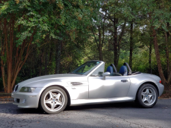 2000 BMW M Roadster in Titanium Silver Metallic over Estoril Blue & Black Nappa