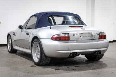 2000 BMW M Roadster in Titanium Silver Metallic over Estoril Blue & Black Nappa