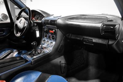 2000 BMW M Roadster in Titanium Silver Metallic over Estoril Blue & Black Nappa