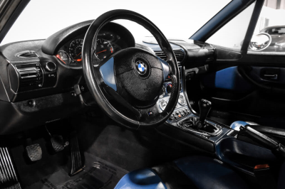 2000 BMW M Roadster in Titanium Silver Metallic over Estoril Blue & Black Nappa