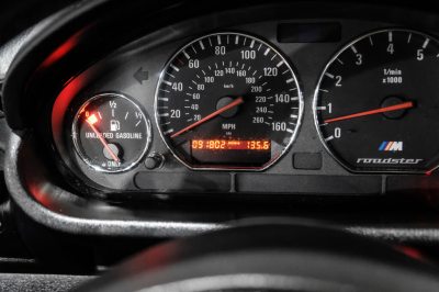 2000 BMW M Roadster in Titanium Silver Metallic over Estoril Blue & Black Nappa