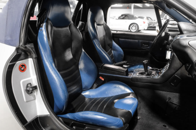 2000 BMW M Roadster in Titanium Silver Metallic over Estoril Blue & Black Nappa