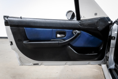 2000 BMW M Roadster in Titanium Silver Metallic over Estoril Blue & Black Nappa