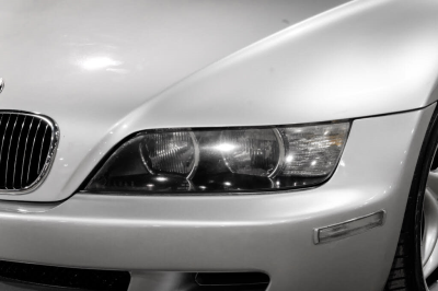 2000 BMW M Roadster in Titanium Silver Metallic over Estoril Blue & Black Nappa