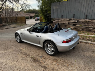 2000 BMW M Roadster in Titanium Silver Metallic over Estoril Blue & Black Nappa