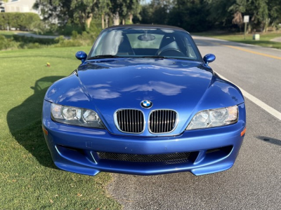 2000 BMW M Roadster in Estoril Blue Metallic over Estoril Blue & Black Nappa