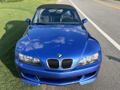 2000 BMW M Roadster in Estoril Blue Metallic over Estoril Blue & Black Nappa