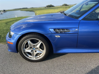 2000 BMW M Roadster in Estoril Blue Metallic over Estoril Blue & Black Nappa