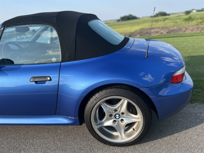 2000 BMW M Roadster in Estoril Blue Metallic over Estoril Blue & Black Nappa