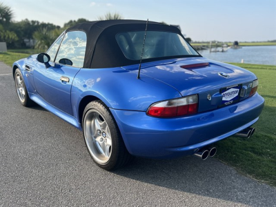 2000 BMW M Roadster in Estoril Blue Metallic over Estoril Blue & Black Nappa