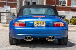 2000 BMW M Roadster in Estoril Blue Metallic over Estoril Blue & Black Nappa