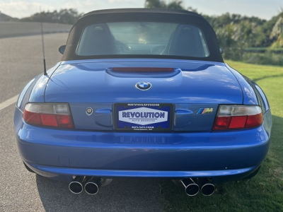 2000 BMW M Roadster in Estoril Blue Metallic over Estoril Blue & Black Nappa