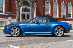 2000 BMW M Roadster in Estoril Blue Metallic over Estoril Blue & Black Nappa