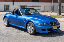 2000 BMW M Roadster in Estoril Blue Metallic over Estoril Blue & Black Nappa