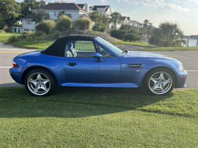 2000 BMW M Roadster in Estoril Blue Metallic over Estoril Blue & Black Nappa
