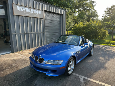 2000 BMW M Roadster in Estoril Blue Metallic over Estoril Blue & Black Nappa