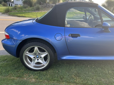 2000 BMW M Roadster in Estoril Blue Metallic over Estoril Blue & Black Nappa