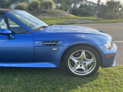 2000 BMW M Roadster in Estoril Blue Metallic over Estoril Blue & Black Nappa