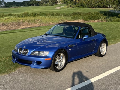 2000 BMW M Roadster in Estoril Blue Metallic over Estoril Blue & Black Nappa
