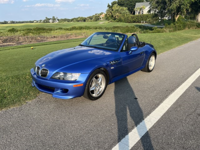 2000 BMW M Roadster in Estoril Blue Metallic over Estoril Blue & Black Nappa