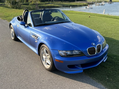 2000 BMW M Roadster in Estoril Blue Metallic over Estoril Blue & Black Nappa