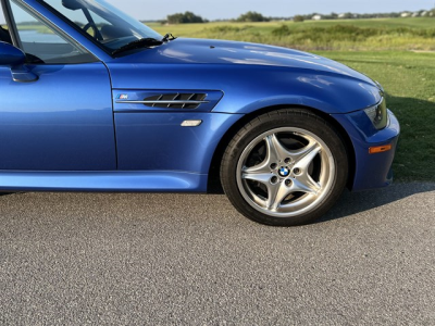 2000 BMW M Roadster in Estoril Blue Metallic over Estoril Blue & Black Nappa