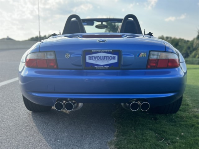 2000 BMW M Roadster in Estoril Blue Metallic over Estoril Blue & Black Nappa