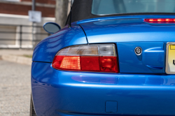 2000 BMW M Roadster in Estoril Blue Metallic over Estoril Blue & Black Nappa