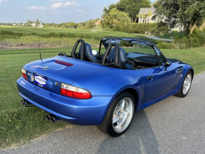 2000 BMW M Roadster in Estoril Blue Metallic over Estoril Blue & Black Nappa