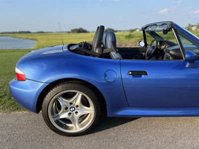 2000 BMW M Roadster in Estoril Blue Metallic over Estoril Blue & Black Nappa