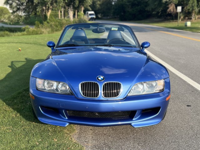 2000 BMW M Roadster in Estoril Blue Metallic over Estoril Blue & Black Nappa