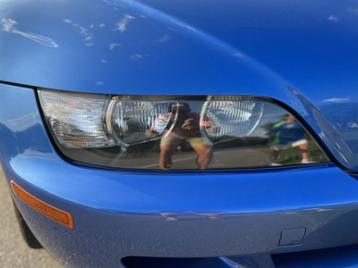 2000 BMW M Roadster in Estoril Blue Metallic over Estoril Blue & Black Nappa
