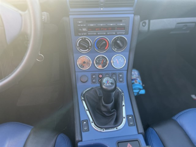 2000 BMW M Roadster in Estoril Blue Metallic over Estoril Blue & Black Nappa