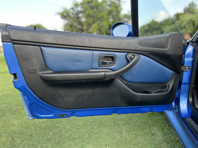 2000 BMW M Roadster in Estoril Blue Metallic over Estoril Blue & Black Nappa