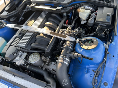 2000 BMW M Roadster in Estoril Blue Metallic over Estoril Blue & Black Nappa