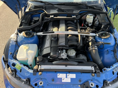 2000 BMW M Roadster in Estoril Blue Metallic over Estoril Blue & Black Nappa